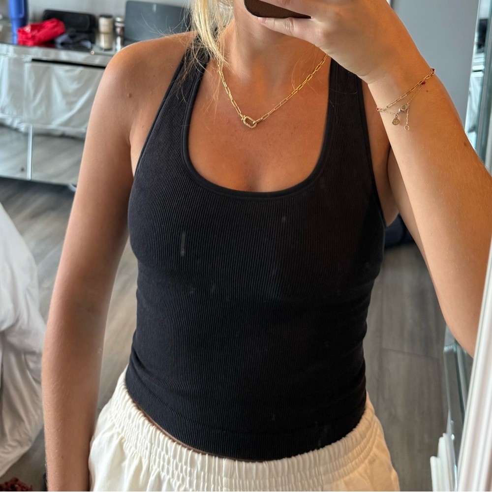 All in Motion Black Tank Top